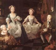 William Hogarth The Graham Childen oil painting